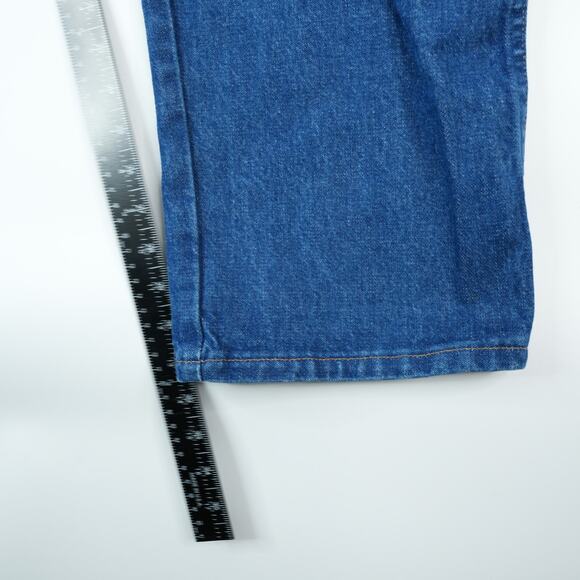 Wrangler Jeans Mens 44x32 Blue Cowboy Cut Western Rodeo Straight Leg 13MWZPW - Picture 6 of 9